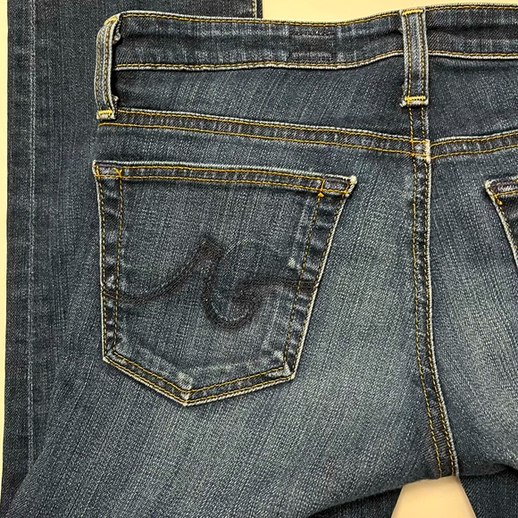 AG Jeans Medium Blue Wash ‘The Stevie’ Size 26R Slim Straight Jeans - Picture 10 of 13